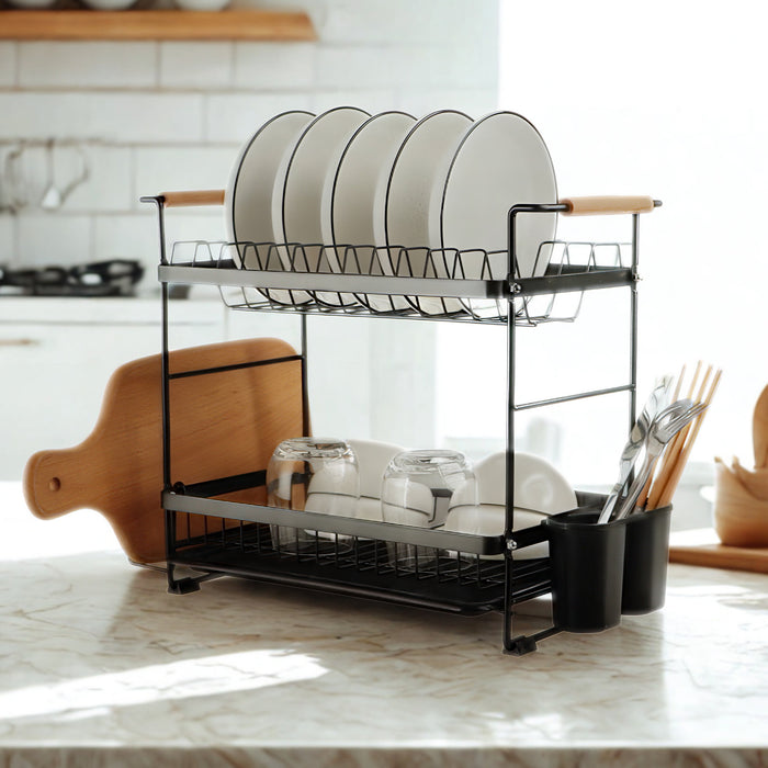 Secaplatos Escurridor Acero Inox Bilbao 2 Niveles