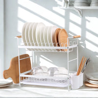 Secaplatos Escurridor Acero Inox Bilbao 2 Niveles