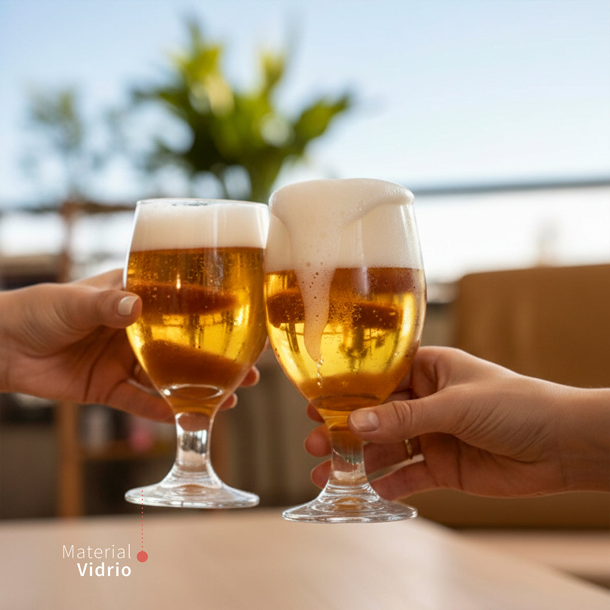 Set 6 Vaso Copa Cerveza Collins 420ml Simplit