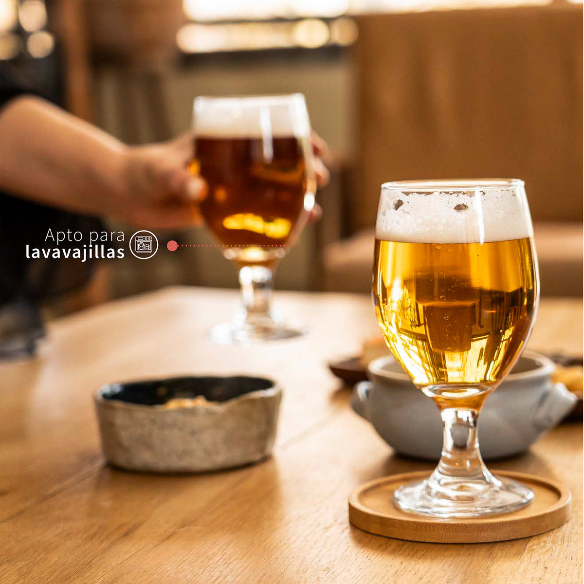 Set 6 Vaso Copa Cerveza Collins 420ml Simplit