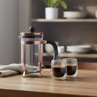 Pack Cafetera Francesa 600 ml + Set 2 Tazas 80 ml Simplit