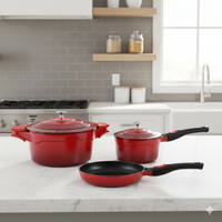 Pack Olla 24cm + Olla Salsa 18cm + Sartén 24cm Toulouse