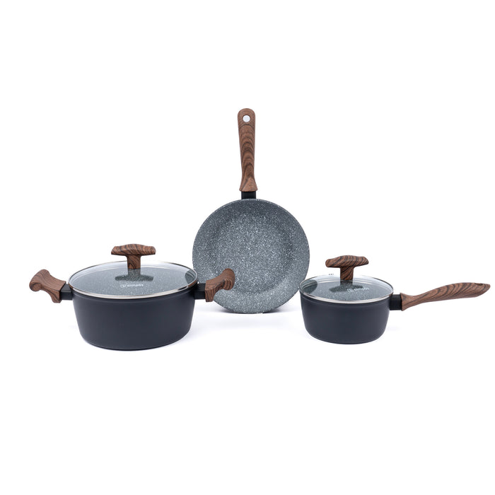 Batería de Cocina Antiadherente Oregon 5 Piezas Simplit – foto 2