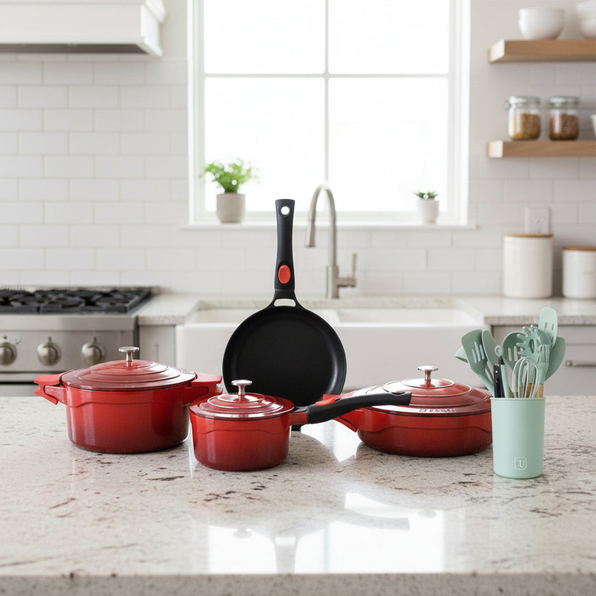 Kit Batería Toulouse 7pz + Set Utensilios Calipso Simplit