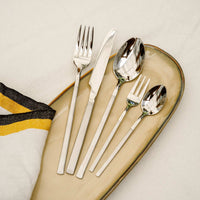 Set de Cuchillería 30 pcs Cubiertos Acero Inoxidable Puglia