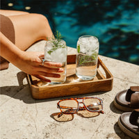 Set 2 Vasos Vidrio Borosilicato 550 ml Simplit