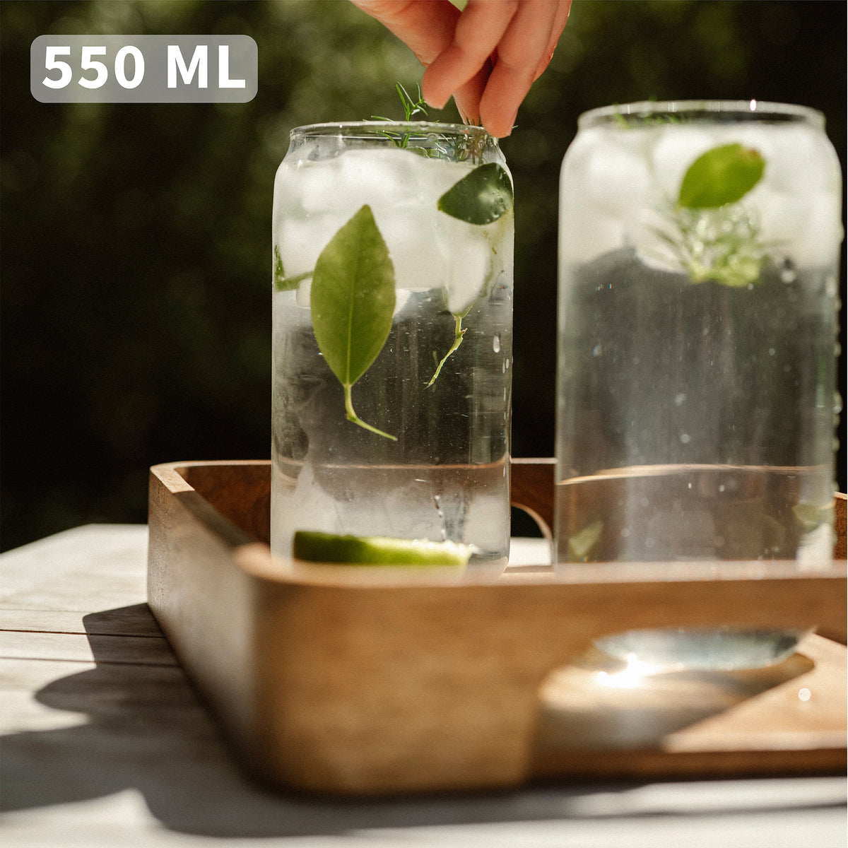 Set 2 Vasos Vidrio Borosilicato 550 ml Simplit