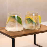 Set 6 Vasos de Vidrio Estilo Japonés 320 ml Simplit