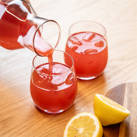 Set 6 Vasos redondos Virginia 340ml Simplit