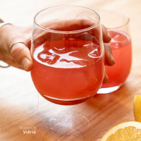 Set 6 Vasos redondos Virginia 340ml Simplit