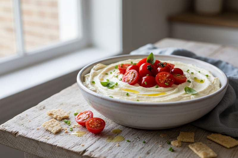 Dip de Queso de Cabra en 10 Minutos: el Aperitivo Fácil y Elegante para Fin de Año