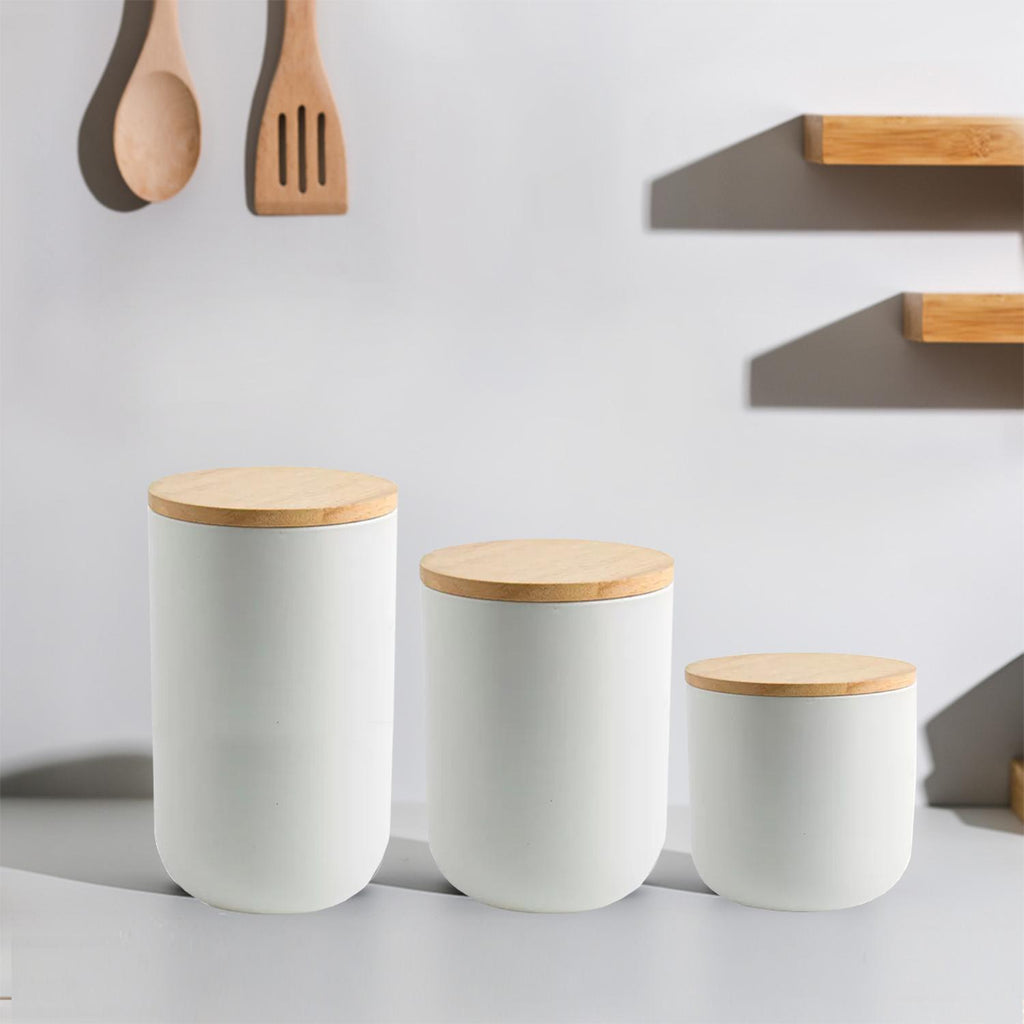 Contenedor de Cerámica Hermético Tapa Madera S Simplit – foto 12