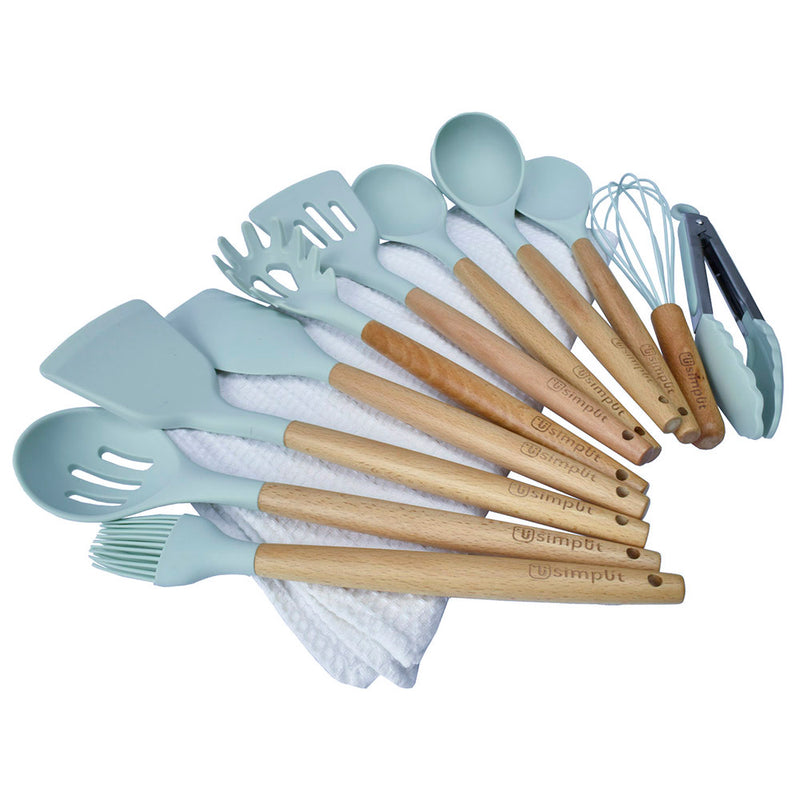 Set 12 Utensilios Cocina Silicona Calipso Simplit