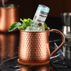 Set 2 Vasos Cobre Moscow Mule Mojito Bar + Bombilla Simplit