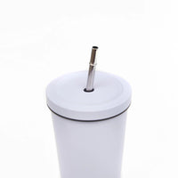 Vaso Térmico Tumbler 750ml Tapa y Bombilla Morado Simplit