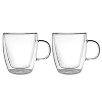 Set 2 Tazas de Vidrio Doble Pared 350 ml Simplit