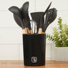 Set 12 Utensilios Cocina Silicona Negro Simplit