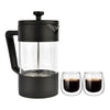 Pack Cafetera Francesa 600ml + Set 2 Tazas 80ml Simplit