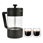 Pack Cafetera Francesa 600ml + Set 2 Tazas 80ml Simplit