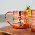 Set 2 Vasos Cobre Moscow Mule Mojito Bar + Bombilla Simplit