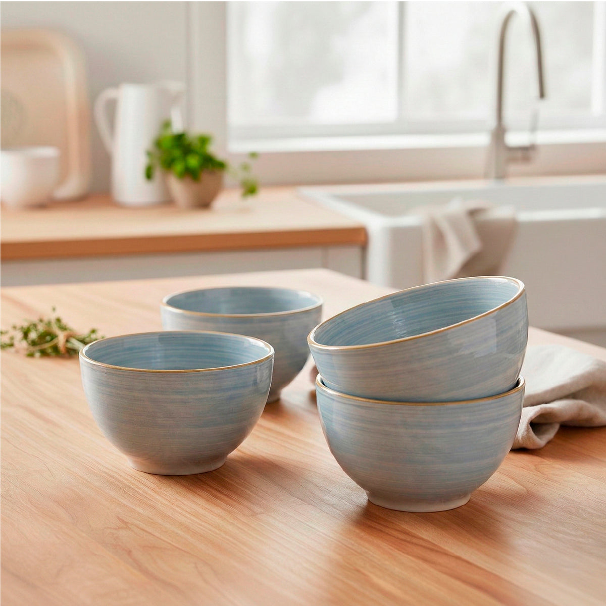 Set 4 Bowls Cerámica 8,5cm Amalfi Simplit