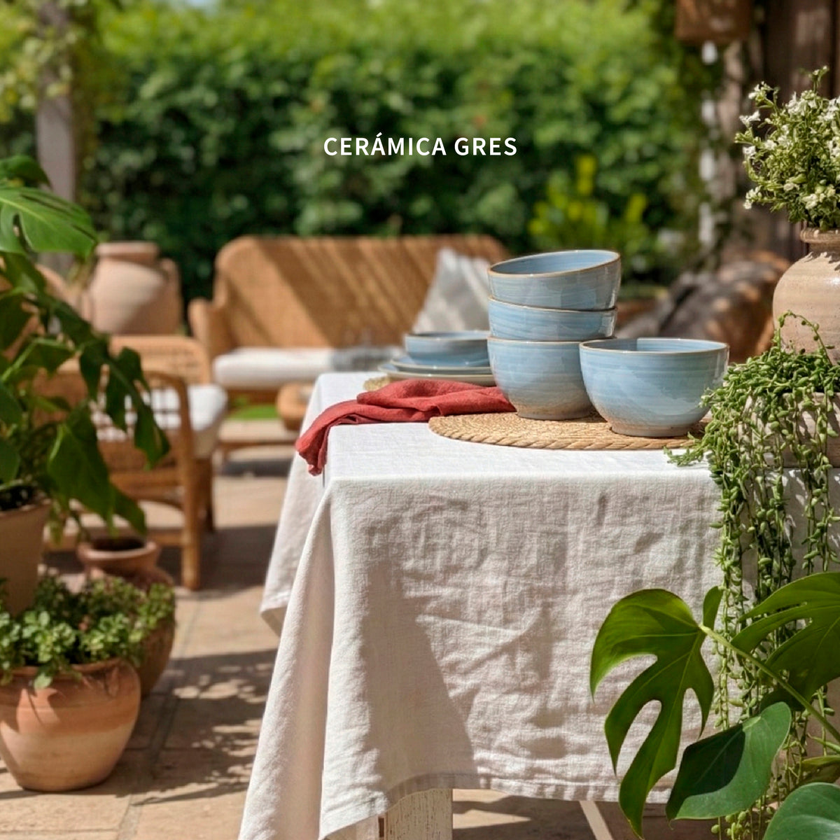 Set 4 Bowls Cerámica 8,5cm Amalfi Simplit