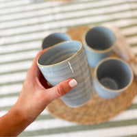 Set 4 Vasos Cerámica 330ml Amalfi Simplit