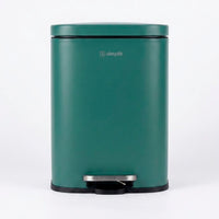 Basurero Cocina Lucca 12Lt Pedal Acero Inox