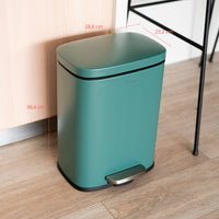 Basurero Cocina Lucca 12Lt Pedal Acero Inox