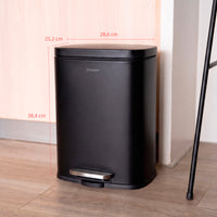 Basurero Cocina Livorno 12Lt Pedal Acero Inox