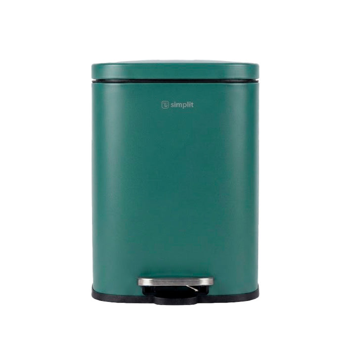 Basurero Cocina Lucca 12Lt Pedal Acero Inox