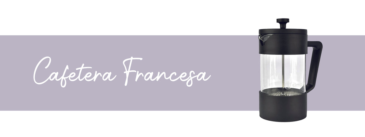 Simplir | Cafetera Prensa Francesa Negra 600 ml