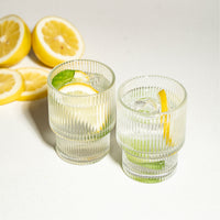 Set 12 Vasos Largos 350ml y Cortos 200ml Charlotte