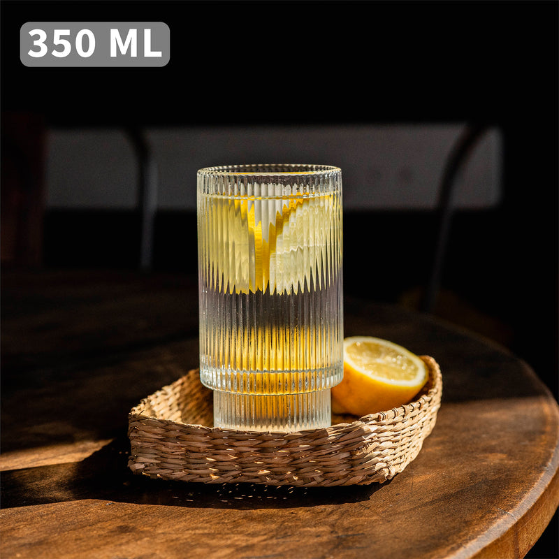 Set 6 Vasos Largo Vintage Charlotte 350ml Simplit