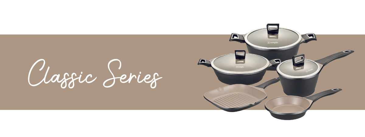 Simplit | Batería de Cocina Antiadherente Classic Series 8 Piezas