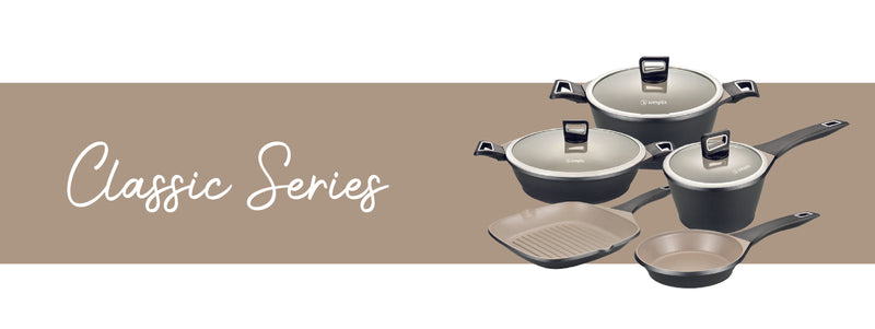 Simplit | Batería de Cocina Antiadherente Classic Series 8 Piezas