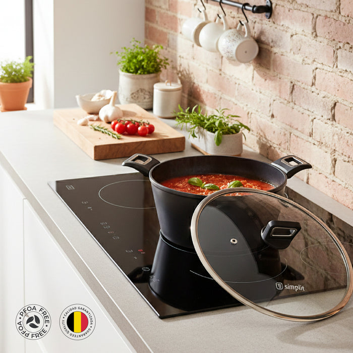 Batería de Cocina Antiadherente Classic 8 Piezas Simplit