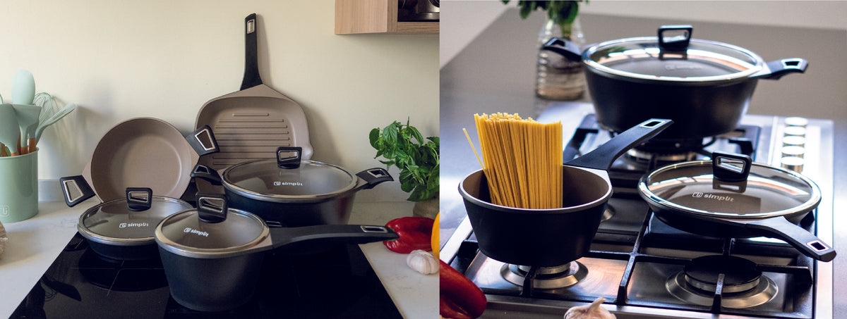 Simplit | Batería de Cocina Antiadherente Classic Series 8 Piezas