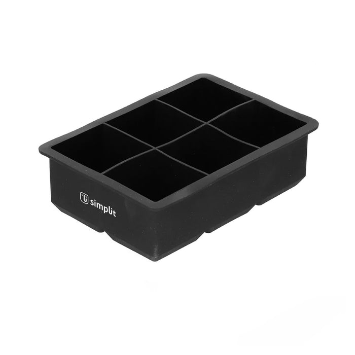 Cubeta de Hielo Silicona 6 Hielos Grandes Simplit
