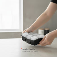 Cubeta de Hielo Silicona 6 Hielos Grandes Simplit