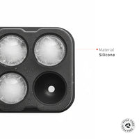 Cubeta de Hielo Silicona 6 Hielos Redondos Simplit