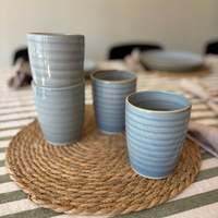 Set Vasos Cerámica Amalfi Simplit Set de 8