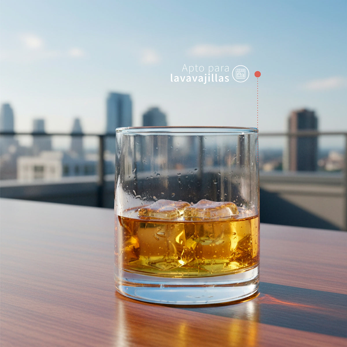 Set 6 Vasos Whisky Kentucky 270ml Simplit