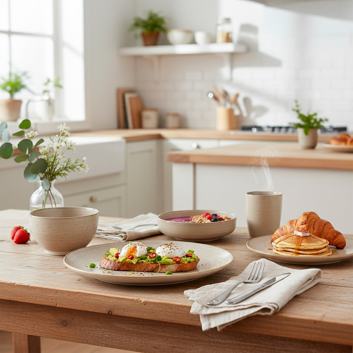 Juego Loza Cerámica 30 pcs Siena 6 personas Simplit