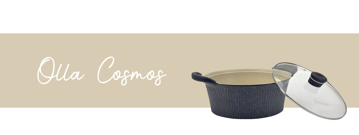 Simplit | Olla Antiadherente Tapa 28cm Cosmos