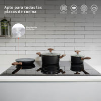 Batería de Cocina Antiadherente Oregon 5 Piezas Simplit