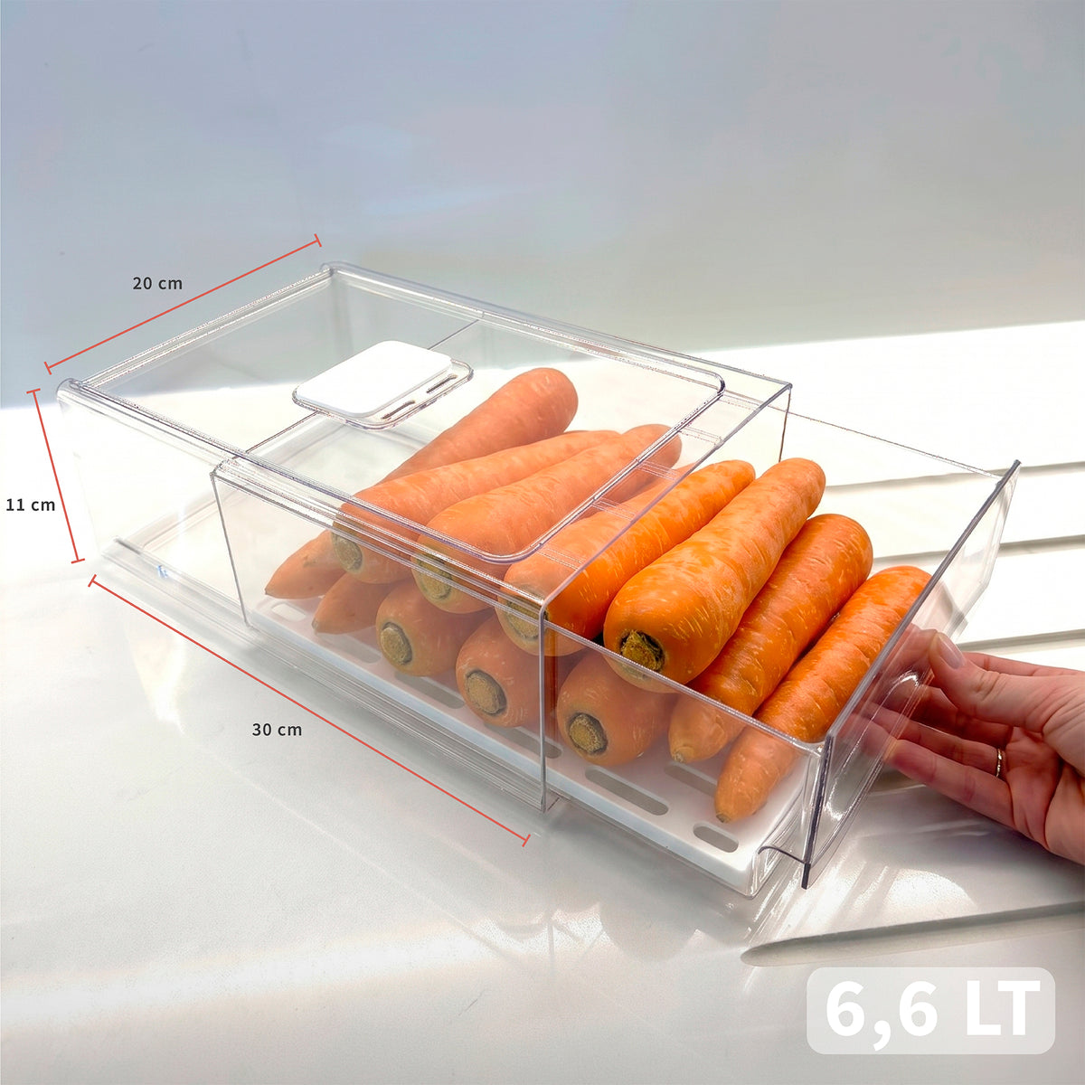Pack Organizador Refrigerador Drenaje S + L Simplit