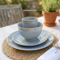Set 8 Vasos Cerámica 330 ml Amalfi Simplit