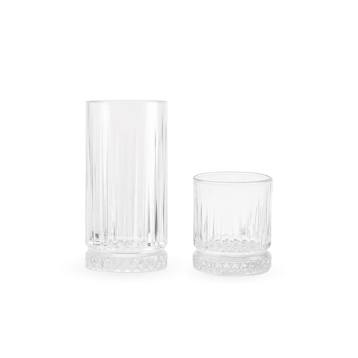 Set 12 Vasos Largos 460ml y Cortos 380ml Ginebra Simplit