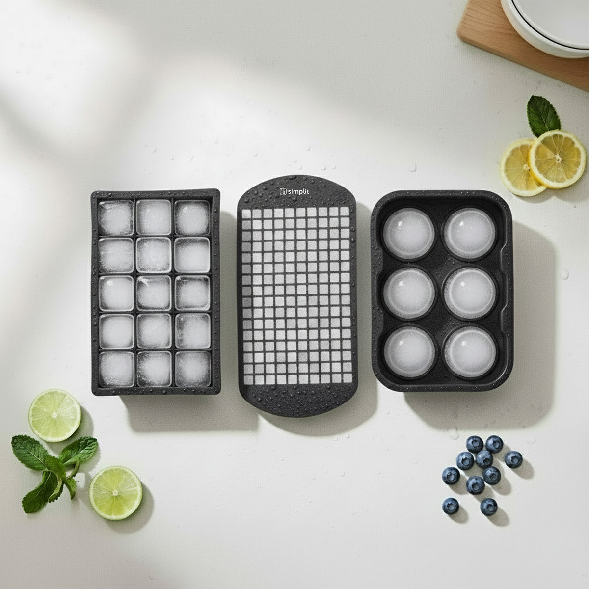 Pack 3 Cubetas Silicona Simplit